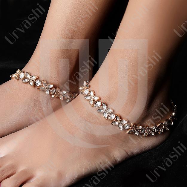 Stylish Semi-Bridal Anklets